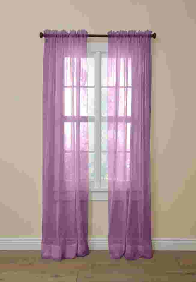 BH Studio Sheer Voile Rod-Pocket Panel Pair image number 0