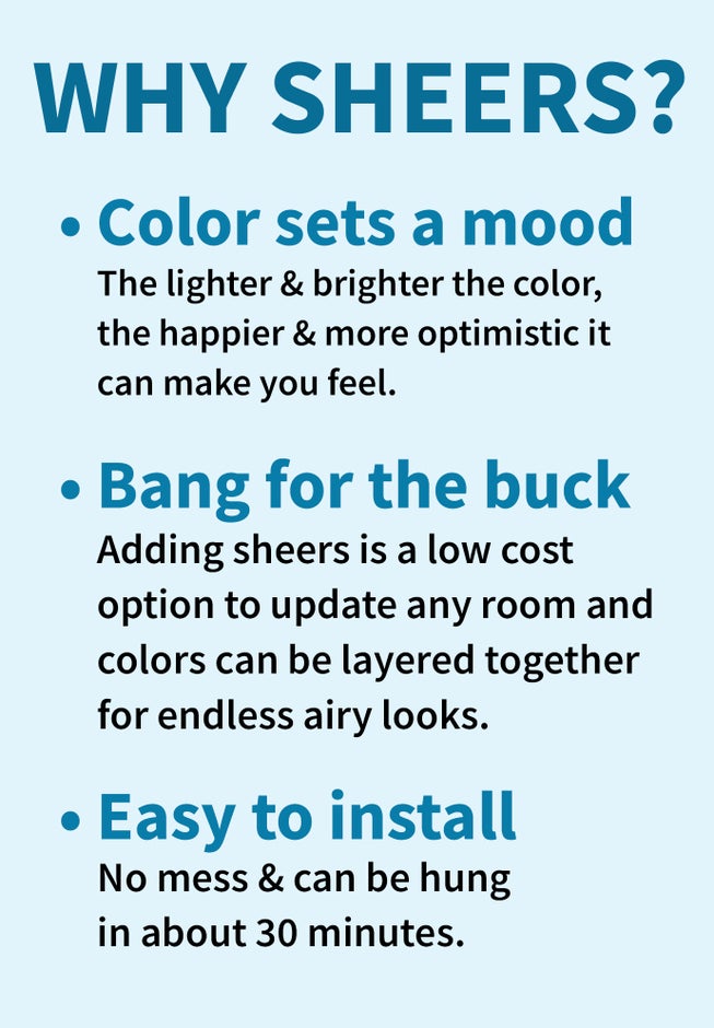 BH Studio Sheer Voile Door Panel With Tiebacks image number 2