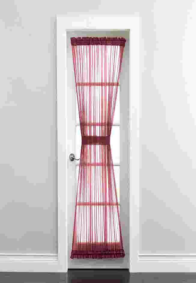 BH Studio Sheer Voile Door Panel With Tiebacks image number 0