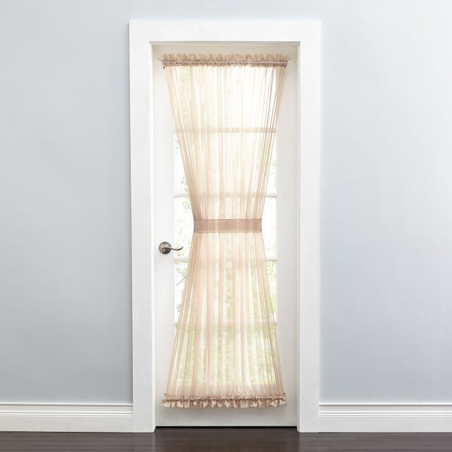BH Studio Sheer Voile Door Panel With Tiebacks image number 0