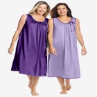 2-Pack Sleeveless Nightgown image number null