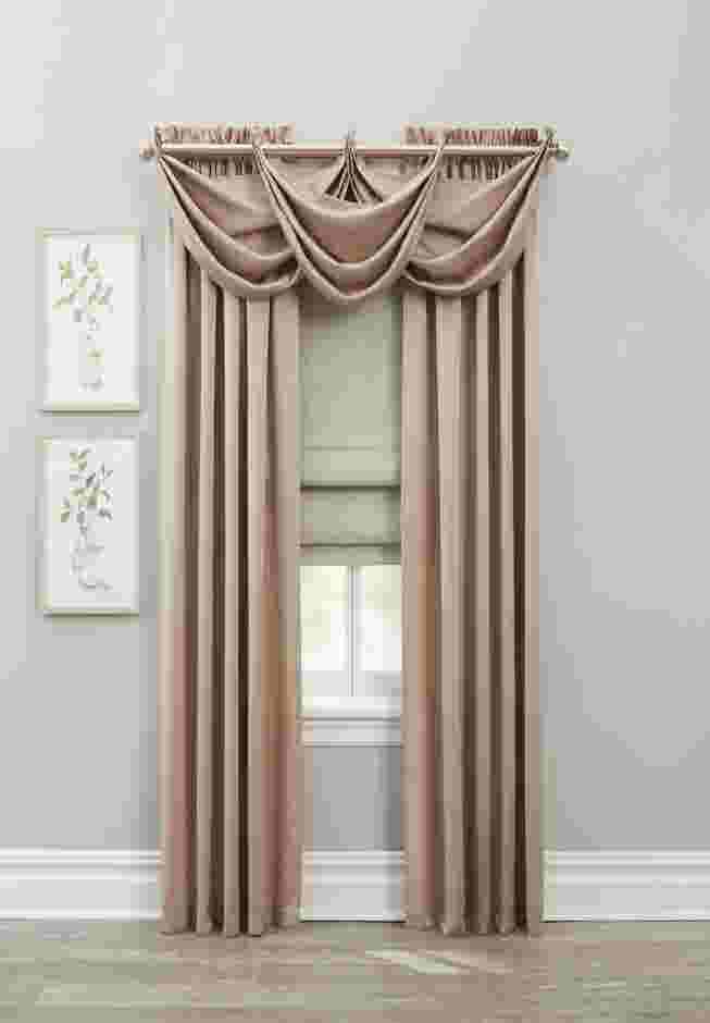 BH Studio Room-Darkening Waterfall Grommet Valance image number 2