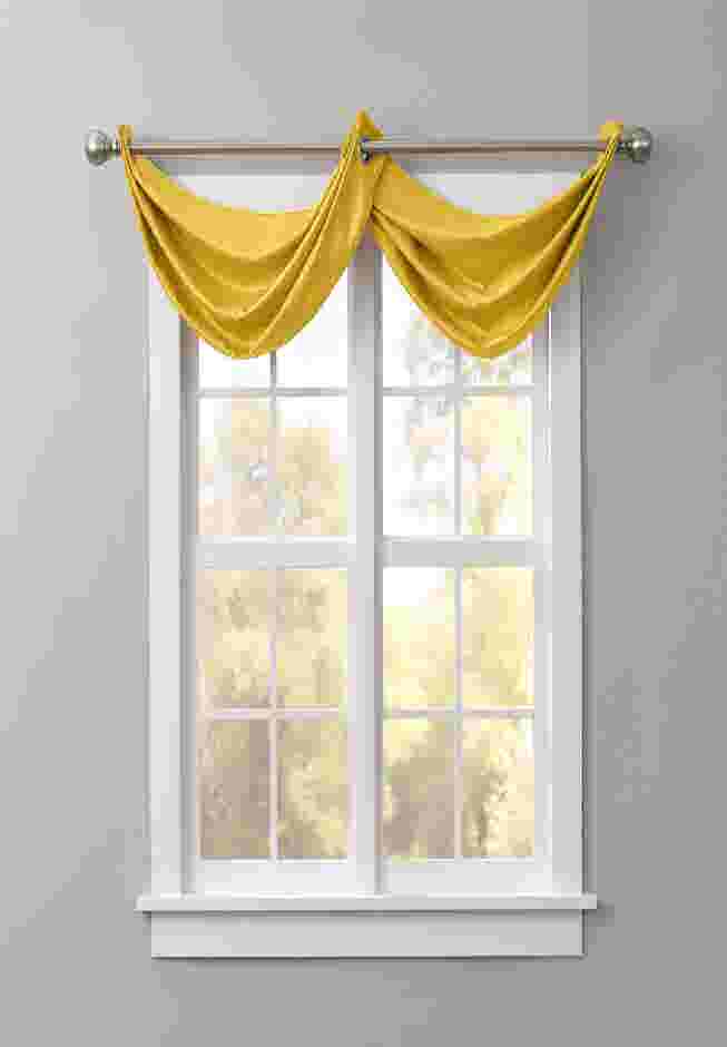 BH Studio Room-Darkening Waterfall Grommet Valance image number 0