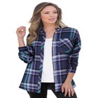 Plaid Flannel Tunic image number null