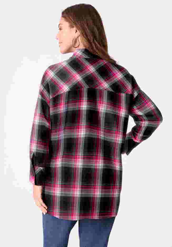Plaid Flannel Tunic image number 1