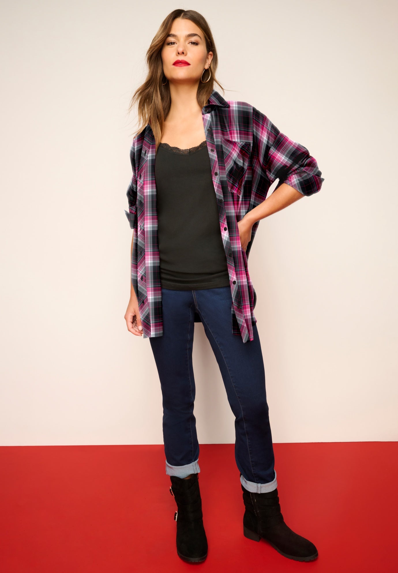 Plaid Flannel Tunic image number 2