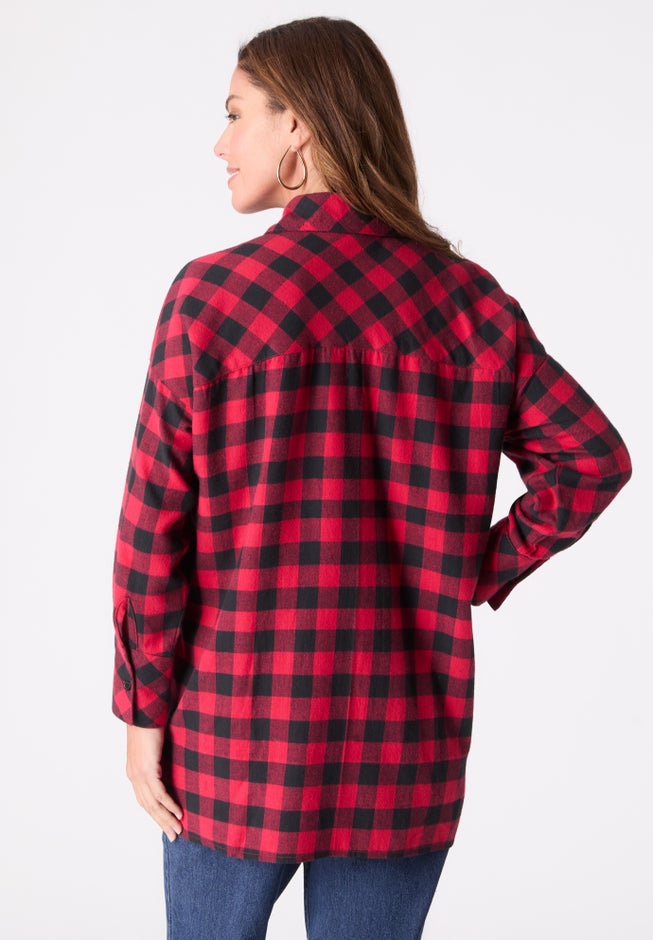 Plaid Flannel Tunic image number 1