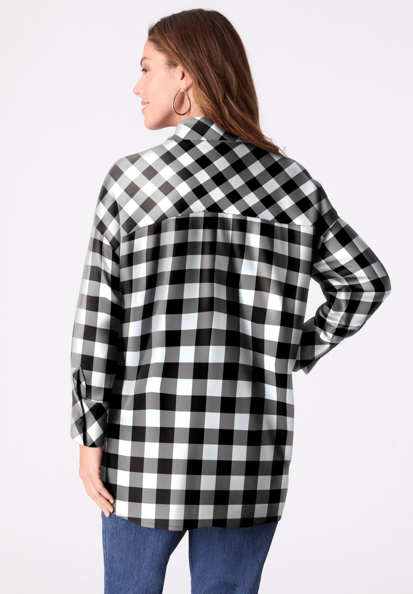 Plaid Flannel Tunic image number 1