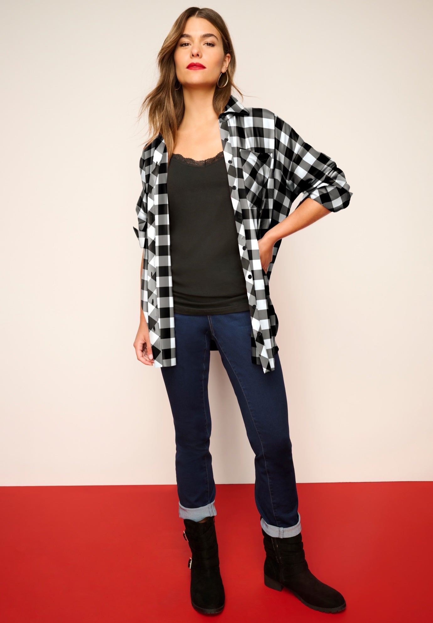 Plaid Flannel Tunic image number 2