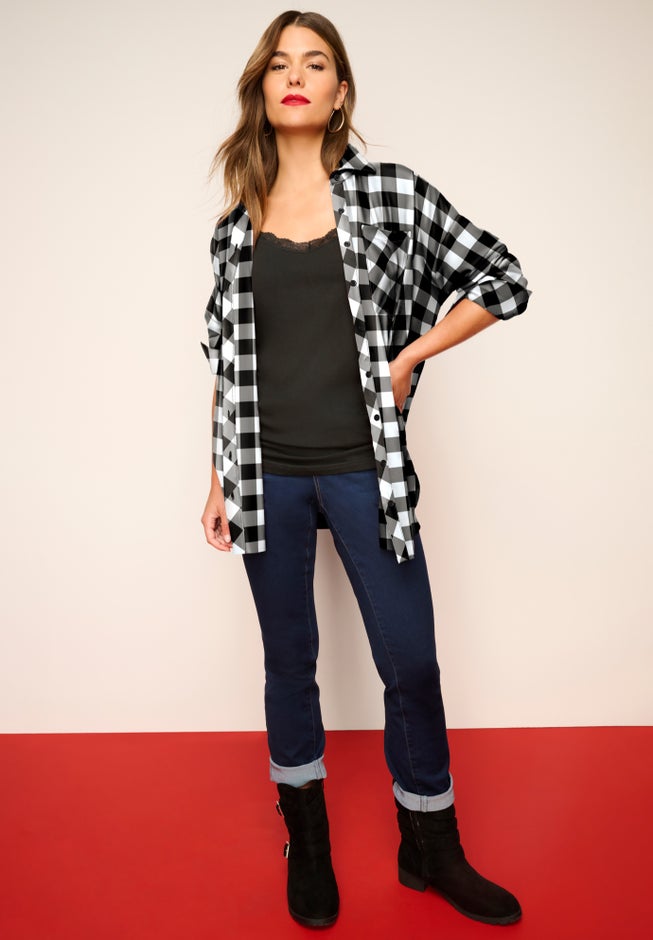 Plaid Flannel Tunic image number 2