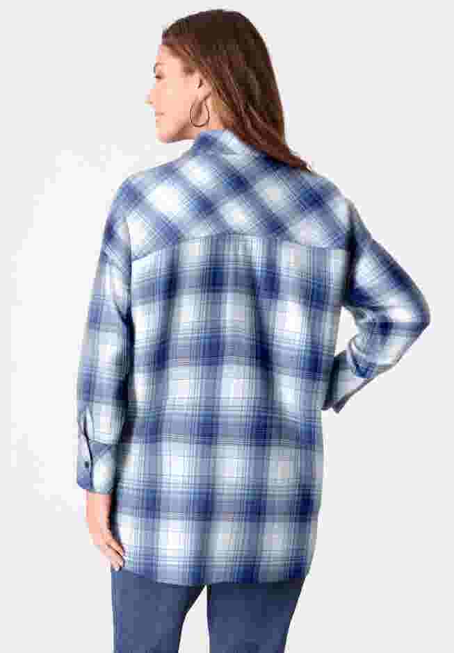 Plaid Flannel Tunic image number 1