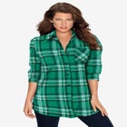 Plaid Flannel Tunic image number null