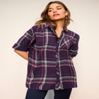 Plaid Flannel Tunic image number null