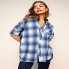 Plaid Flannel Tunic image number null