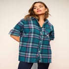 Plaid Flannel Tunic image number null