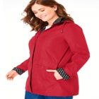 Dot Trim Raincoat image number null