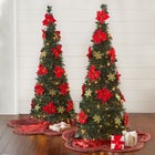 Fully Decorated Pre-Lit 4&frac12;' Pop-Up Christmas Tree image number 0