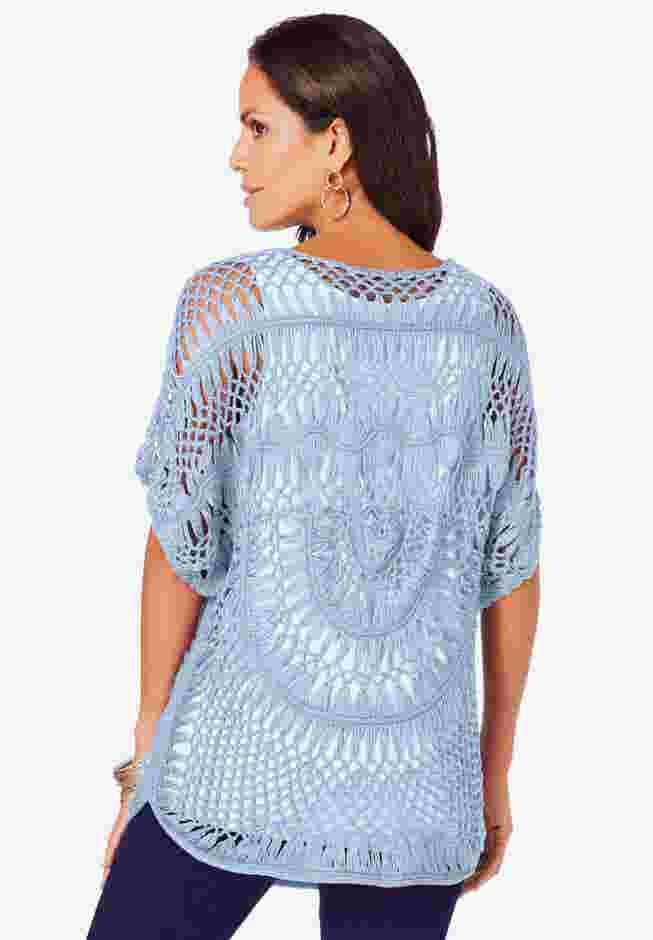 Pullover Crochet Sweater image number 1