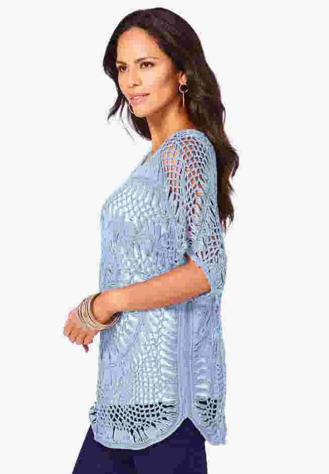 Pullover Crochet Sweater image number 2