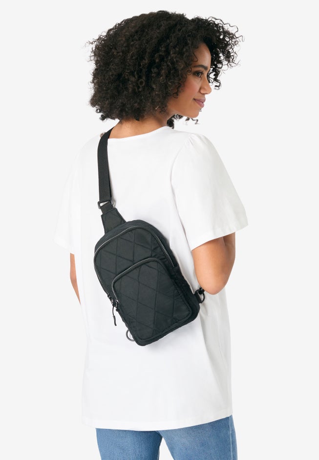 Quilted Sling Backpack image number 1