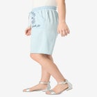 Embroidered Chambray Bermuda Shorts image number null