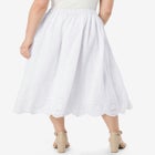 Eyelet Midi Skirt image number null