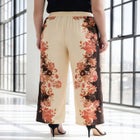 Plus Size Printed Wide Leg Pant image number null