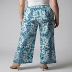 Plus Size Printed Wide Leg Pant image number null