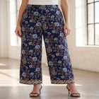 Plus Size Printed Wide Leg Pant image number 0