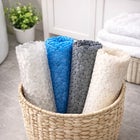 Extra Long Tub Mat With River Stones Design image number null