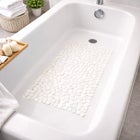 Extra Long Tub Mat With River Stones Design image number null