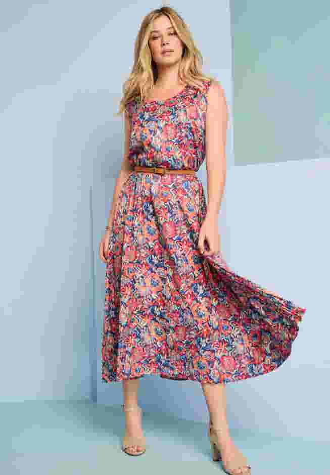 Printed Maxi Dress image number 0