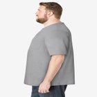 Shrink-Less&trade; Lightweight Pocket Crewneck T-Shirt image number null