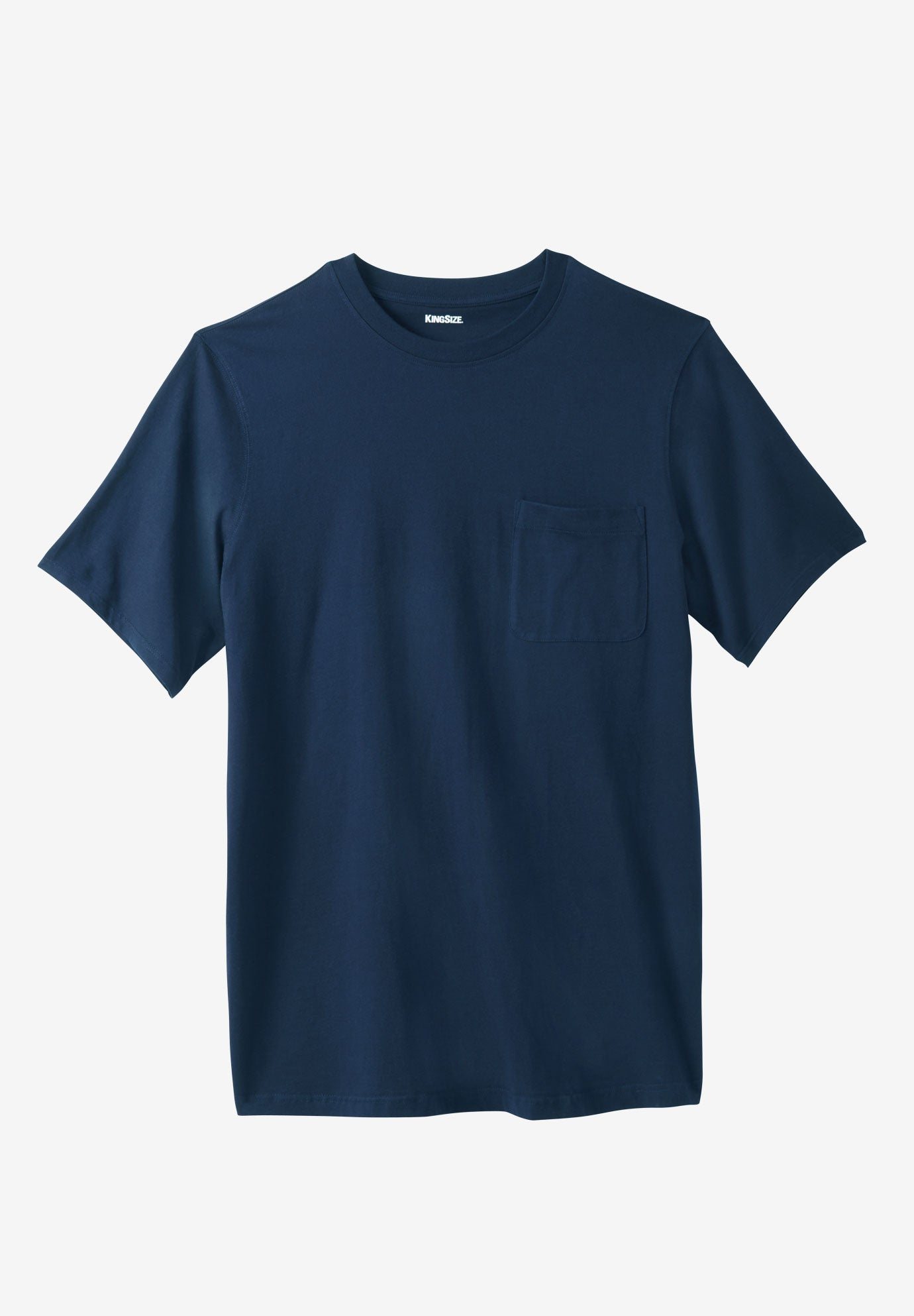 Shrink-Less&trade; Lightweight Pocket Crewneck T-Shirt image number 0