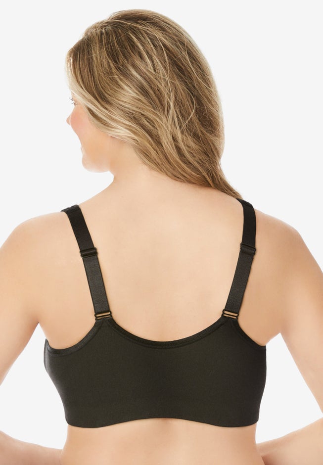 Wireless Front-Close Cotton Comfort Bra image number 1