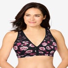 Wireless Front-Close Cotton Comfort Bra image number null