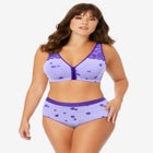 Wireless Front-Close Cotton Comfort Bra image number null