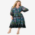 Georgette Tiered Dress image number null