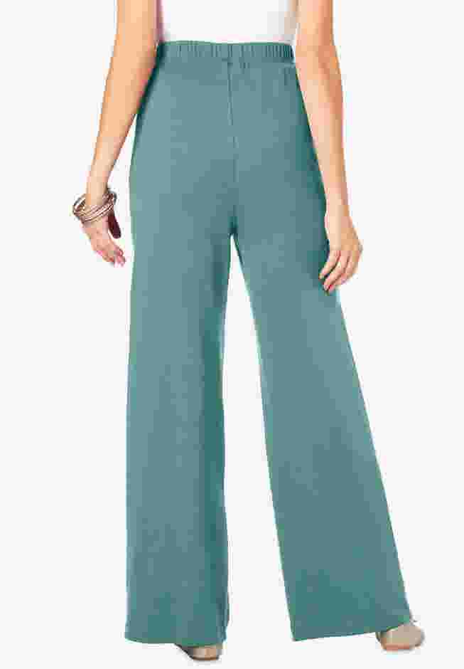 Wide Leg Soft Knit Pant image number 1
