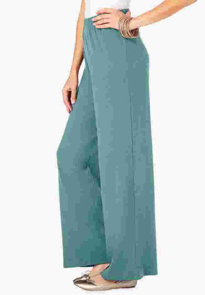 Wide Leg Soft Knit Pant image number 2