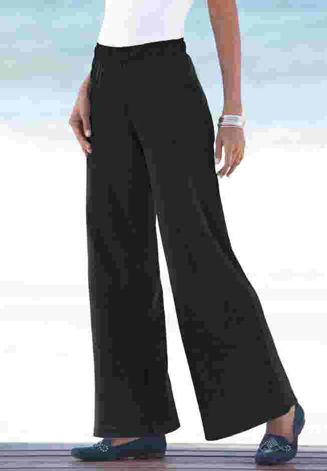 Wide Leg Soft Knit Pant image number 3