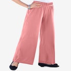 Plus Size Pull-On Wide Leg Soft Knit Pant image number null