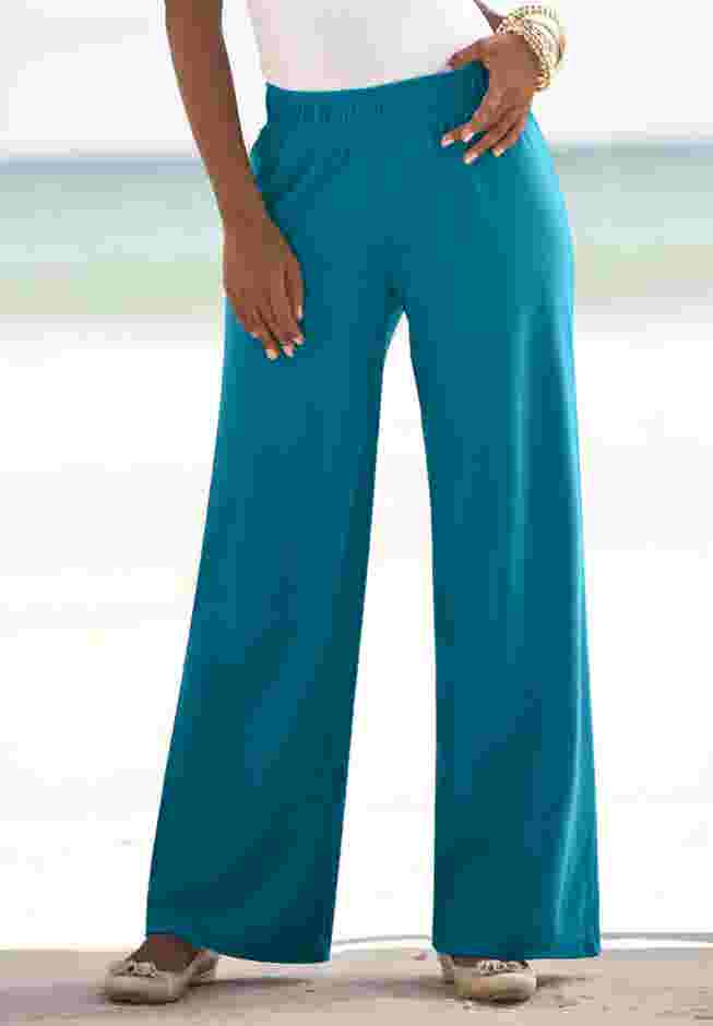 Wide Leg Soft Knit Pant image number 0