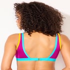  Shimmer Trim High-Neck Keyhole Bikini Top image number null