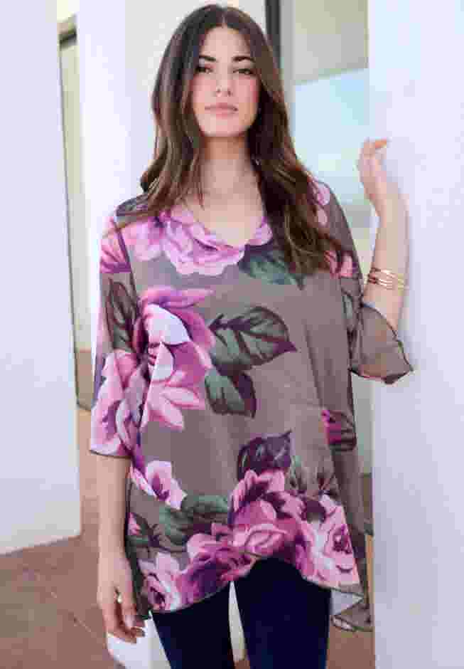 Mesh Tulip Hem Tunic image number 0