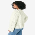 Crochet Cardigan Sweater image number null