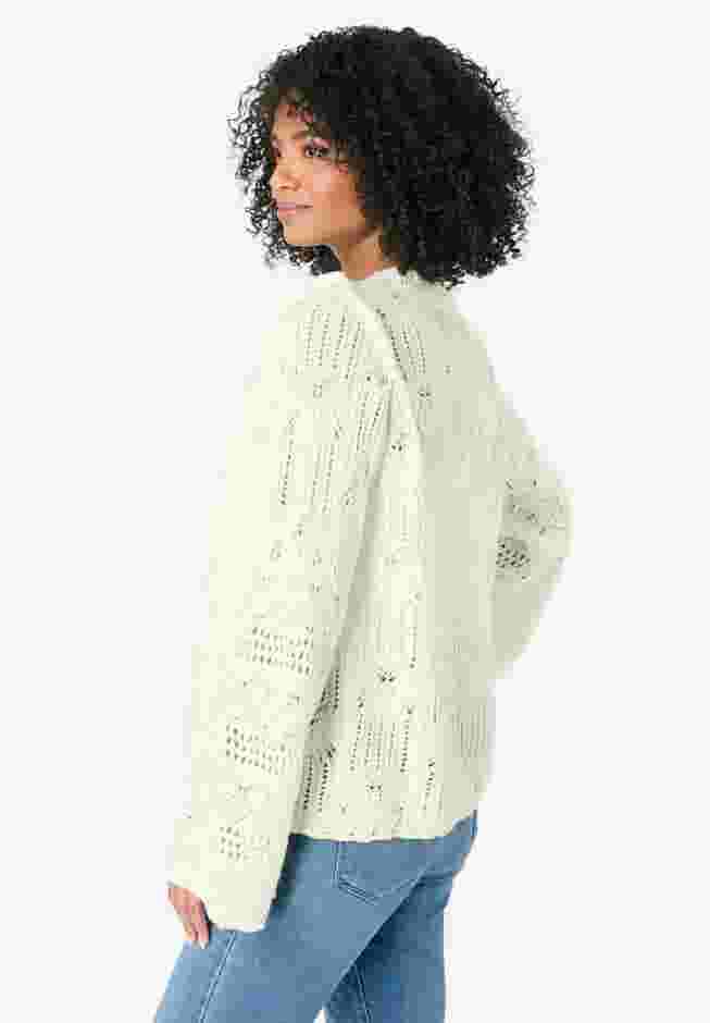 Crochet Cardigan Sweater image number 2