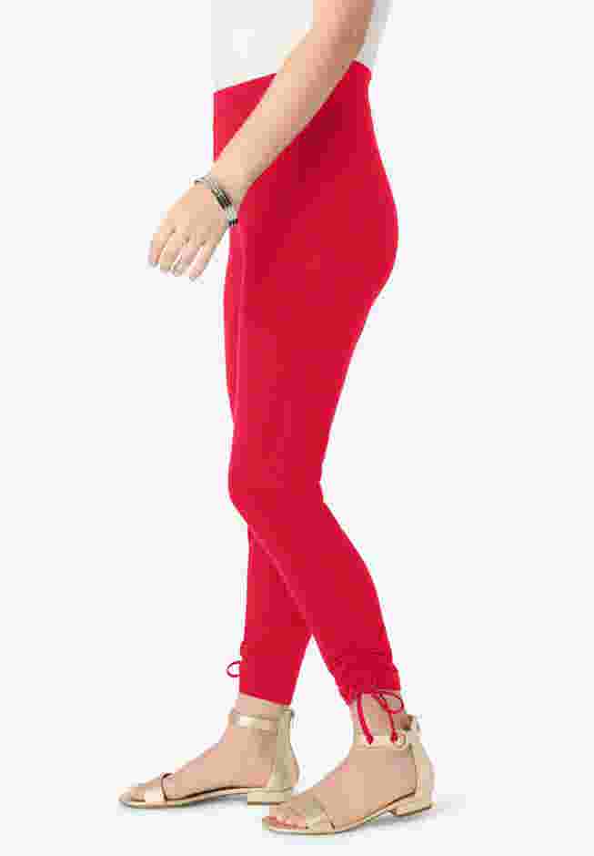 Lace-Up Capri Leggings image number 2