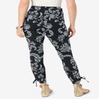Lace-Up Capri Leggings image number null