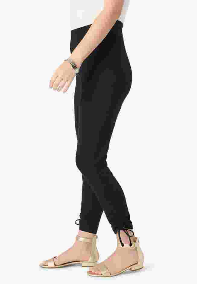 Lace-Up Capri Leggings image number 3